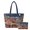 Animal Scene, variant on ZUXONGSY Christmas Holiday 2 Piece Quilted Shoulder Bags Spacious Sturdy for Business Polyester Women's Quilted Bag
