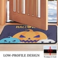 thumbnail image 3 of Horror Pumpkin Ghost No Slip Doormat 30x17 Inch Happy Halloween Absorbing Welcome Mat Switch Rug for Entryway Porch Entryway Home, 3 of 7