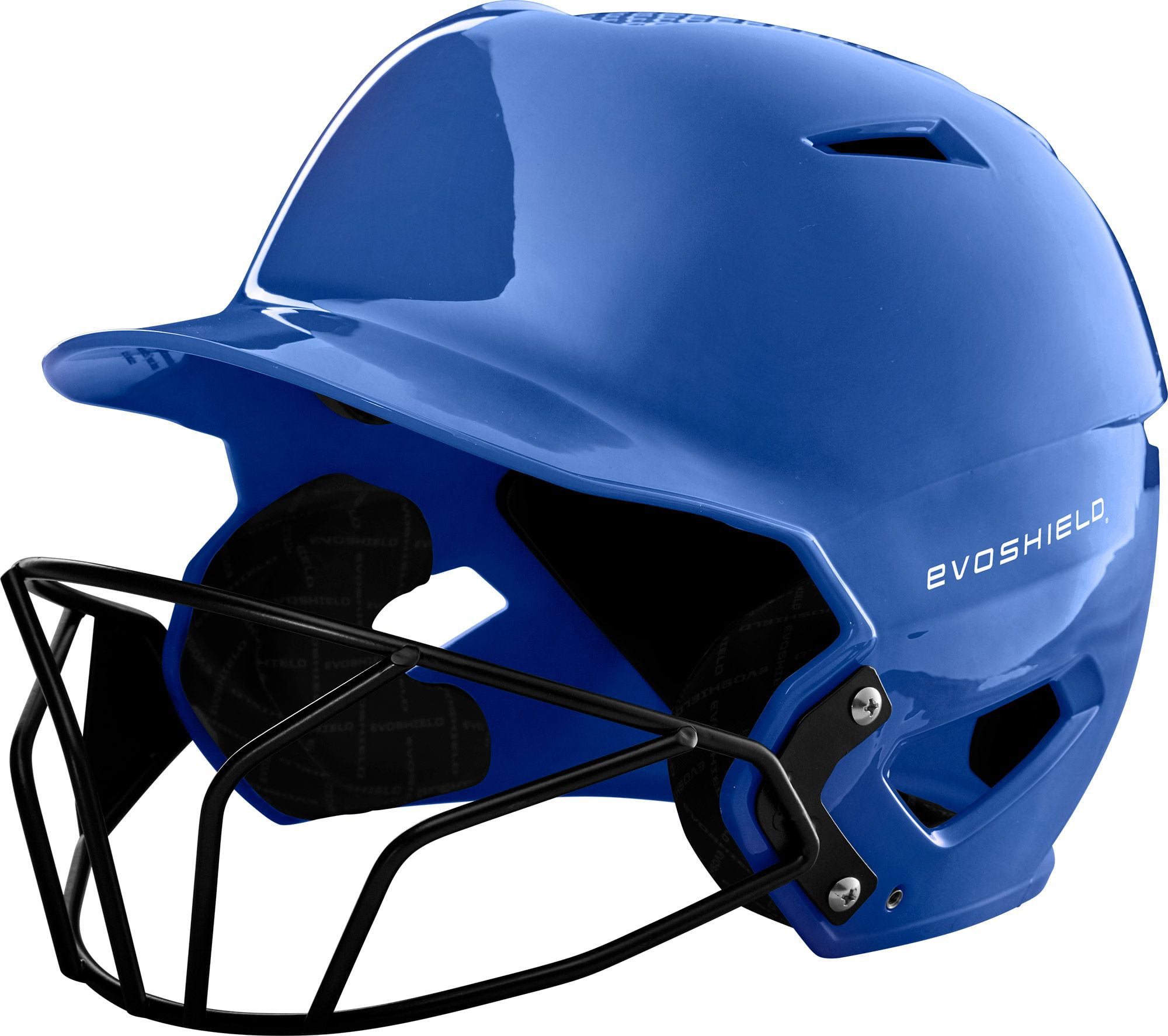Easton JUNIOR Softball Batting Helmet w/ Facemask-Navy Blue 