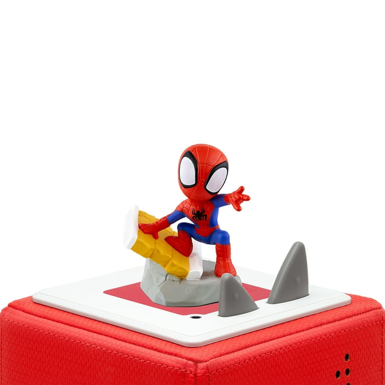 Tonies Marvel Toniebox Audio Player Bundle with Spidey and Friends, Red:  Weight: 3 lbs