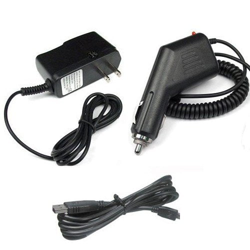 Garmin GPS Zumo 550 Accessory Bundle Car Charger + Home Travel AC