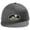 Grey Steel, variant on Logo Patch Snapback Flat Bill Hat, Black