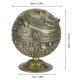 thumbnail image 2 of Vintage Ashtray Dragon Pattern Tellurion Shape Zinc Alloy with Lid Windproof Home Decor Craft, 2 of 3