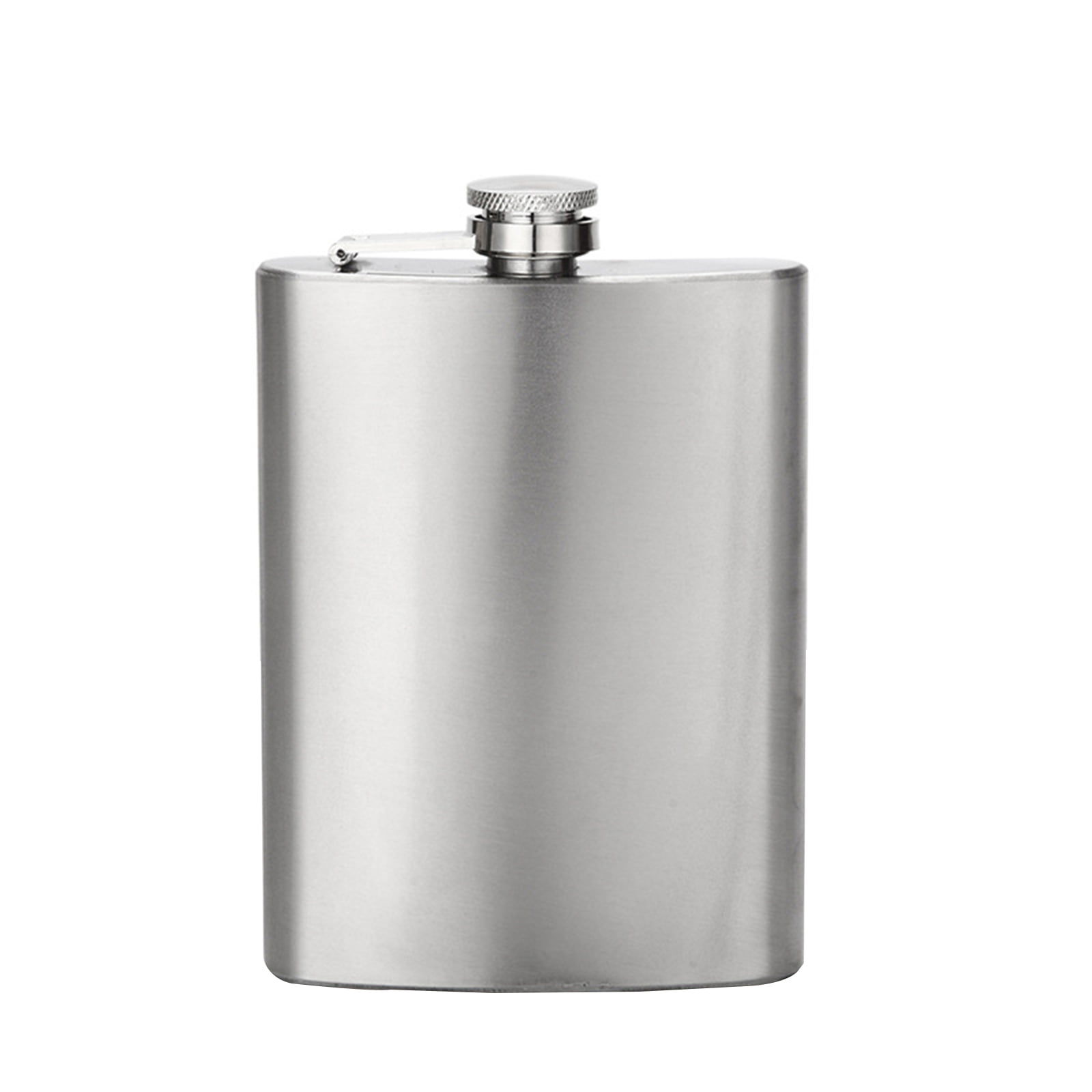 Stainless Steel Texture Rectangular Hip Flask Exquisite Portable Hip Flask Gift 