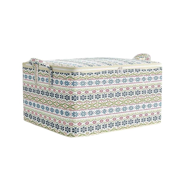 PRETXORVE Storage with Large Capacity, Zipper Closure, Ningbo, and Linen Handle, Bedroom Quilt, Storage and Packaging