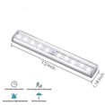 thumbnail image 2 of 3 Pack Upgraded Rechargeable 10 Led Magnetic Motion Sensor Light-eyzi, 2 of 5