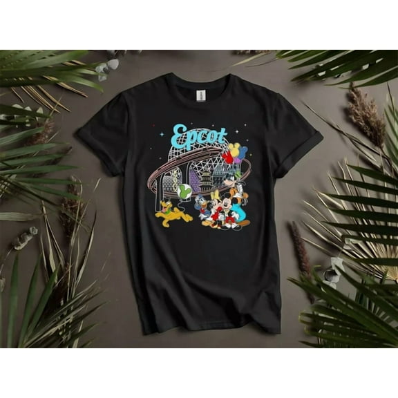 Disney Epcot Mickey Mouse & Friends T-shirt T Shirt Men Women Unisex Tshirt