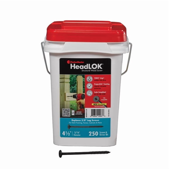 STRCTL WDSCRW 4.5" 250PC(Pack of 1)