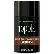 Toppik Hair Building Fibers, Auburn, 12g | Fill In Fine or Thinning Hair | Instantly Thicker, Fuller Looking Hair | 9 Shades for Men & Women