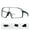 Black frame transpar, variant on Windproof Biking Glasses With UV400 Filter Shatterproof Frame Cycling Glasses For Mountain Roads Cycling