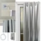 thumbnail image 1 of Cortina para ventana con sombreado del 99 % sin perforaciones, cortina parasol de tela con aislamiento térmico, cortina anti-UV plateada de doble cara, 1 of 6