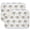 Minimal, variant on 2pcs Solar and Lunar Eclipse Kitchen Mat, Quick Dry Microfiber Dish Drainer Pad, Heat Resistant Surface Protection for Countertops, Machine Washable & Durable