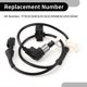 thumbnail image 5 of Sensor de velocidad de rueda ABS Unique Bargains No.F75Z2C204CA/XL3Z2C205AB/XL3Z2C205AC ajuste del lado del conductor delantero para Ford Expedition 1997-2002 RWD, 5 of 7