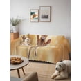 thumbnail image 6 of Couch Cover, Sofa Cover Blanket for 1 Seat Cushion, Sectional Sofa Slipcover Furniture Protector for Living Room Bedroom 71''x91'', 6 of 9