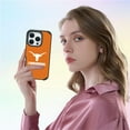 thumbnail image 4 of Apple iPhone 13 Pro Max (6.7) / 12 Pro Max (6.7) - Licensed NCAA University of Texas at Austin Longhorns Logo on Yellow Textured Dual Layer Case, 4 of 5