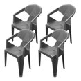 thumbnail image 1 of Silla Apilable De Plástico Paquete Con 4 Sillas, color Gris Bergmann Tokio, 1 of 2
