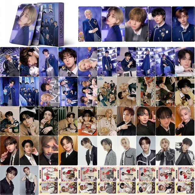 1set Stray Kids Photo Cards 55pcs Stray Kids Oddinary New Album Photo Cards Stray Kids Lomo Cards Stray Kids Maniac Photo Cards Gifts for Fans' Daught