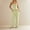 Yellow, variant on Summer Striped 2 Piece Lounge Sets for Women Casual Strapless Crop Tube Tops Wide Leg Pants Sets Matching Pajama Sets