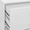 thumbnail image 5 of vidaXL Commode Blanche 80x35x101.5 cm Acier, 5 of 5