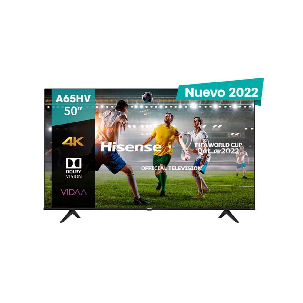 Televisión Hisense 50A65HV LED Smart TV 50' Ultra HD 4K