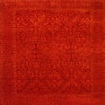thumbnail image 1 of Ahgly Company Machine Washable Indoor Square Traditional Red Area Rugs, 3' Square, 1 of 7