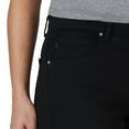 thumbnail image 2 of Capri Jean Lee para mujer, corte holgado, talla 10, color negro, 2 of 5