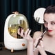thumbnail image 2 of Organizador de maquillaje con cajones con luz LED, caja de plástico para guardar joyas, a prueba de polvo, contenedor para guardar cosméticos, caja para artículos diversos para el hogar, M, blanco, 2 of 5