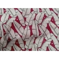 thumbnail image 5 of oneOone Cotton Cambric Dark Magenta Fabric Tropical Quilting Supplies Print Sewing Fabric By The Yard 56 Inch Wide-MU, 5 of 6