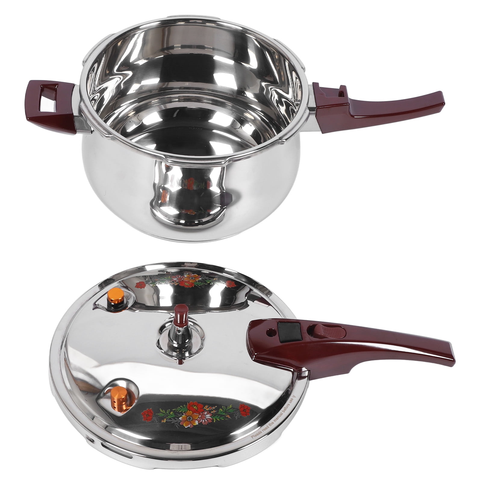 Autocuiseur Rapide - Casserole Avec Couvercle Transparent, Antiadhésif - Pour Soupes, Ragoûts, Cuisson Saine