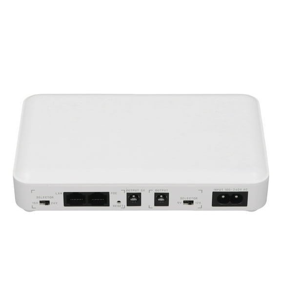 Mini Batería De Respaldo, 8000 MAh Múltiples Puertos De Salida Fuente De Alimentación Ininterrumpida, Módem De Enrutador De Carga Rápida Para Cortes De
