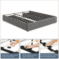 thumbnail image 6 of Renwick Upholstered King Size Bed Frame with 4 Storage Drawers, Dark Gray, Adult, 6 of 8