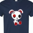 thumbnail image 4 of Inktastic Goth Bunny T-Shirt, 4 of 5