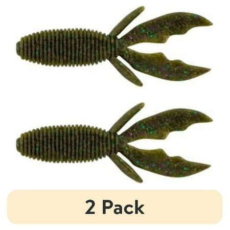 (2 pack) Berkley PowerBait MaxScent Creature Hawg Fishing Soft Bait