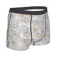 thumbnail image 2 of KLL Daisies Flowers Men's Cotton Boxer Briefs Underwear-Small, 2 of 8