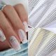thumbnail image 2 of 1 pc Silver Gold Lines Stripe 3d Nail Sticker Geometric Wavy Star Heart Self Adhesive Slider Paper Nail Art Transfer Stickers, 2 of 5