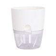 thumbnail image 1 of Self Watering Flowerpot Plant Pot with Clear Water Reservoir Wick Ropes Modern Tabletop Plant Pot for Indoor Plants, 1 of 8