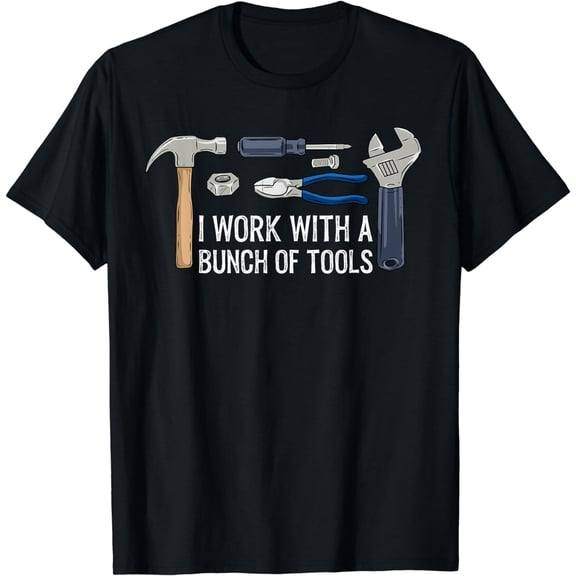 Handyman Shirt Men Electrician Gift Hardware Repair Mechanic T-Shirt