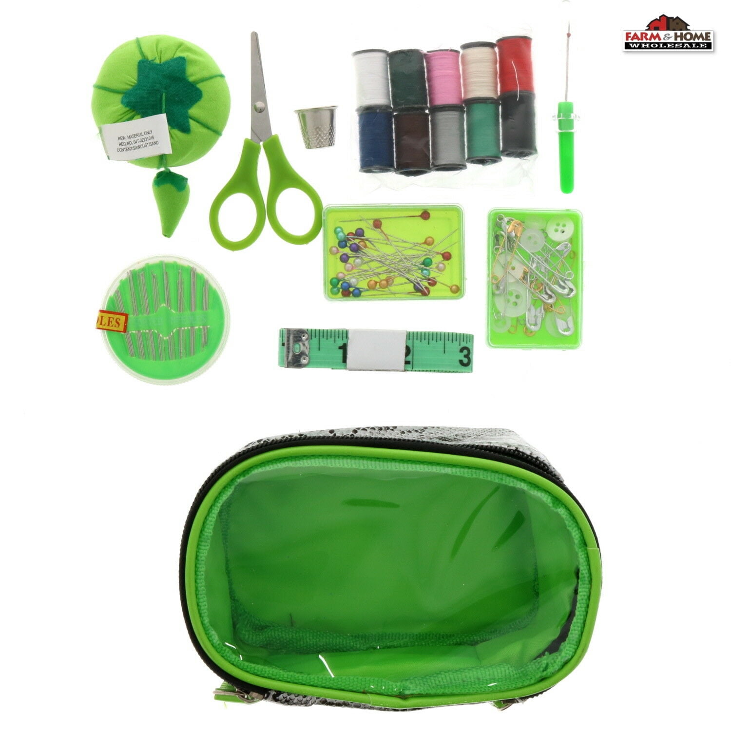 Travel Sewing Kit With Case Mini Starter Portable NEW
