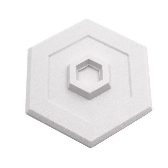 5 in., Rigid Vinyl, White, Self Adhesive Concave Wall Protector