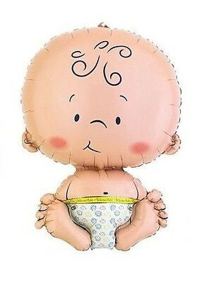 baby shower mylar balloons