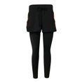 thumbnail image 3 of Gibobby Pantalones de yoga Piezas Pantalones de yoga Fitness Deportes Mujeres falsas Ocio Dos tramos de pantalones de yoga(Rosa， L), 3 of 5
