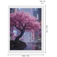 thumbnail image 2 of Diamond Art Kits for Adults, Urban Cherry Blossom Street Scene 5D Diamond Painting Kits for Adults Beginners, DIY Full Drill Diamond Painting, Gem Art and Crafts 12x16, 2 of 7