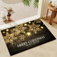 thumbnail image 4 of Xuniizn Christmas Door Mat Xmas Welcome Christmas Mat Non-Slip and Washable Winter Doormat Rubber Back Snowflakes Door Mat Rugs for Indoor Outdoor, Christmas Decorations for Home, 4 of 8