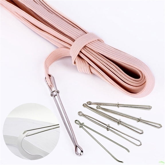 Needle Elastic Band Wearing Threading Device Tool for Wear Rope Threading Needle Sewing Utility Diy Sewing Tool Elastic Clamp, Diy Knitting Diy