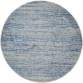 thumbnail image 2 of Safavieh Adirondack Collection ADR117D Modern Abstract Non-Shedding Stain Resistant Living Room Bedroom Area Rug, 4' x 4' Round, Blue / Silver, 2 of 2