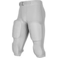 thumbnail image 2 of Blocker Traditional Poly/Spandex Football Game Pants, Youth Large, Silver, 2 of 6