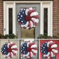 thumbnail image 4 of Forzero Patriotic Wreath American Independence Day Wreath Handmade Memorial Day Wreath Decoration Front Door Wall Home Decoration, 4 of 6