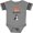 Football Heather and Smoke, variant on Inktastic Siberian Husky Dog Puppy Boys or Girls Baby Bodysuit