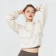 thumbnail image 4 of Chaqueta Deportiva con Cremallera para Mujer, Cuello Alto, Resistente Al Viento, Protección Solar, para Hacer Ejercicio Al Aire Libre. Crema S, 4 of 9