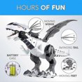 thumbnail image 3 of Walking Dinosaur Toy With Fire-breathing Dragon Mist Spray, Realistic Sounds And Simulated Red Fire, 3 of 4